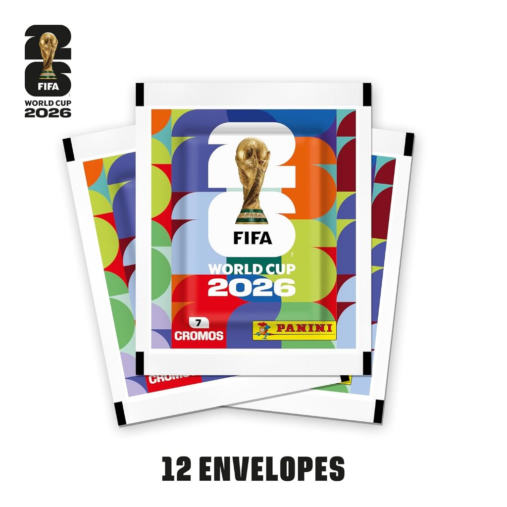 Copa do Mundo da FIFA 2026 Kit com 12 Envelopes de Figurinhas FIFA WORLD CUP 2026