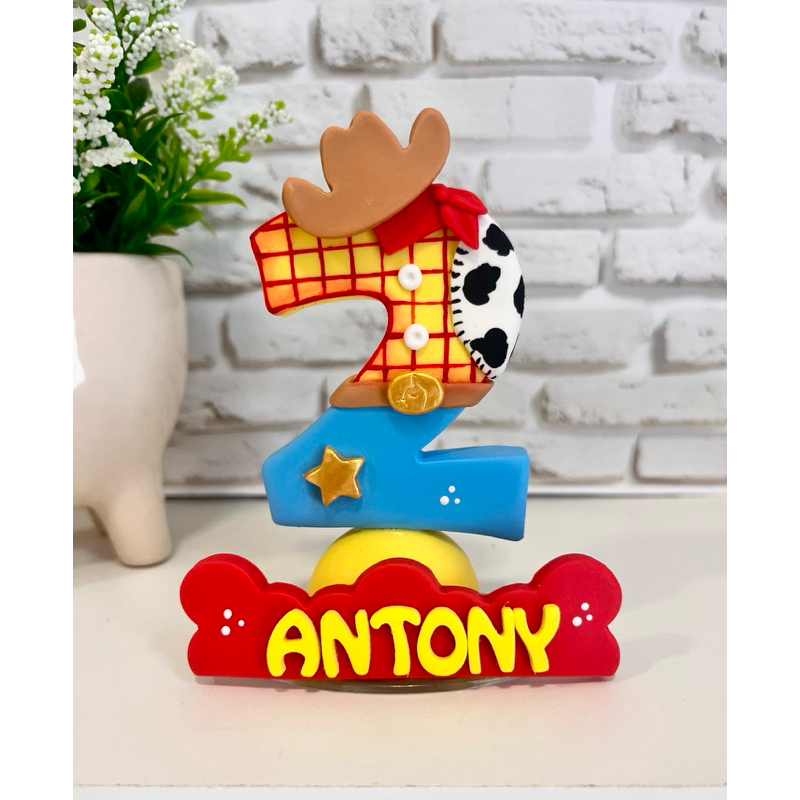 Vela de Aniversário  Toy Story