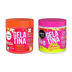 Kit Duplinha de Gelatinas Xêrosa Glamour Chic + #todecacho Pink Lemonade