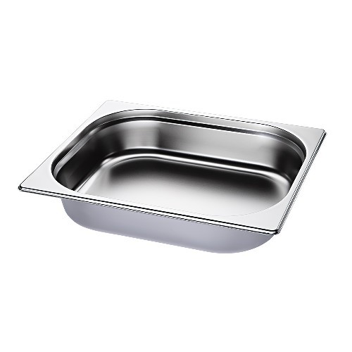 Cuba Gastronômica Aço Inox 1/2 100mm Avulsa 32,5cm