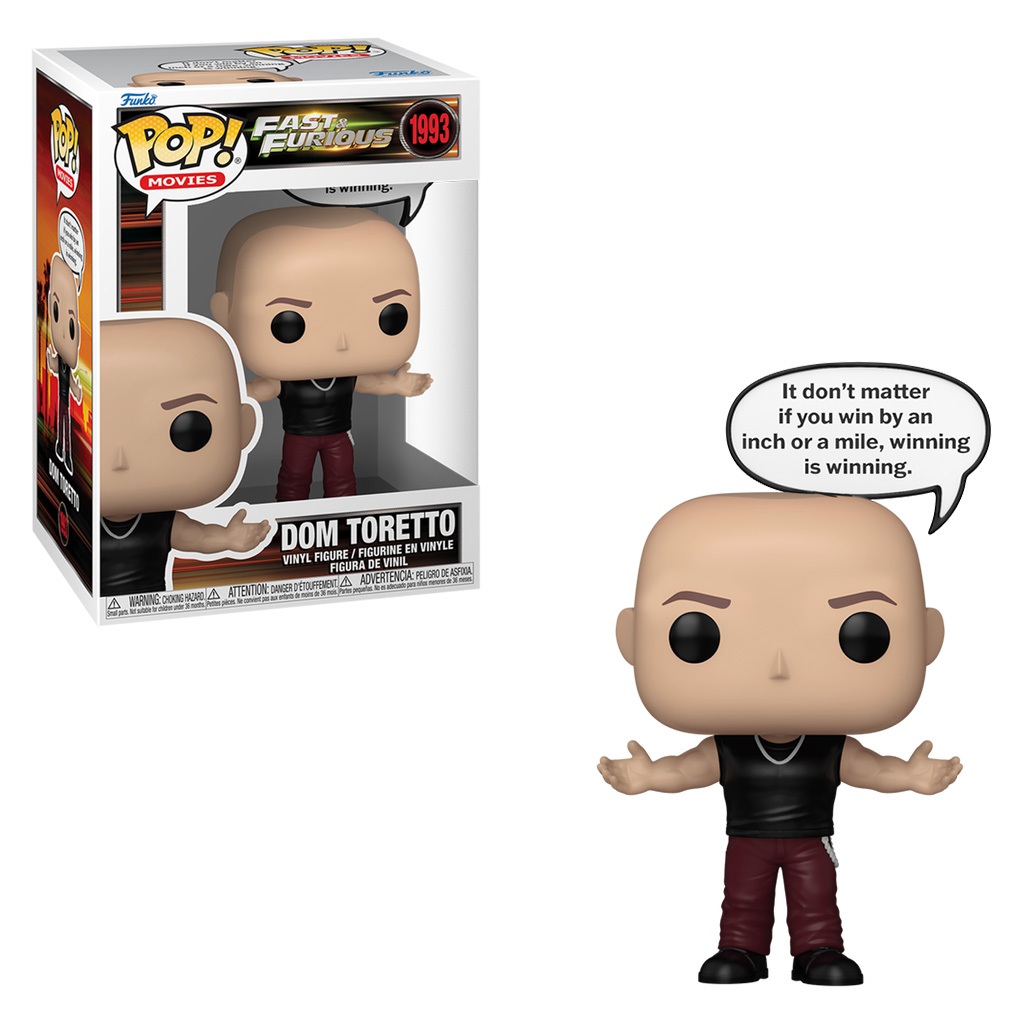 FUNKO POP FAST & FURIOS S2 DOM TORETTO 1993 NOVO ORIGINAL