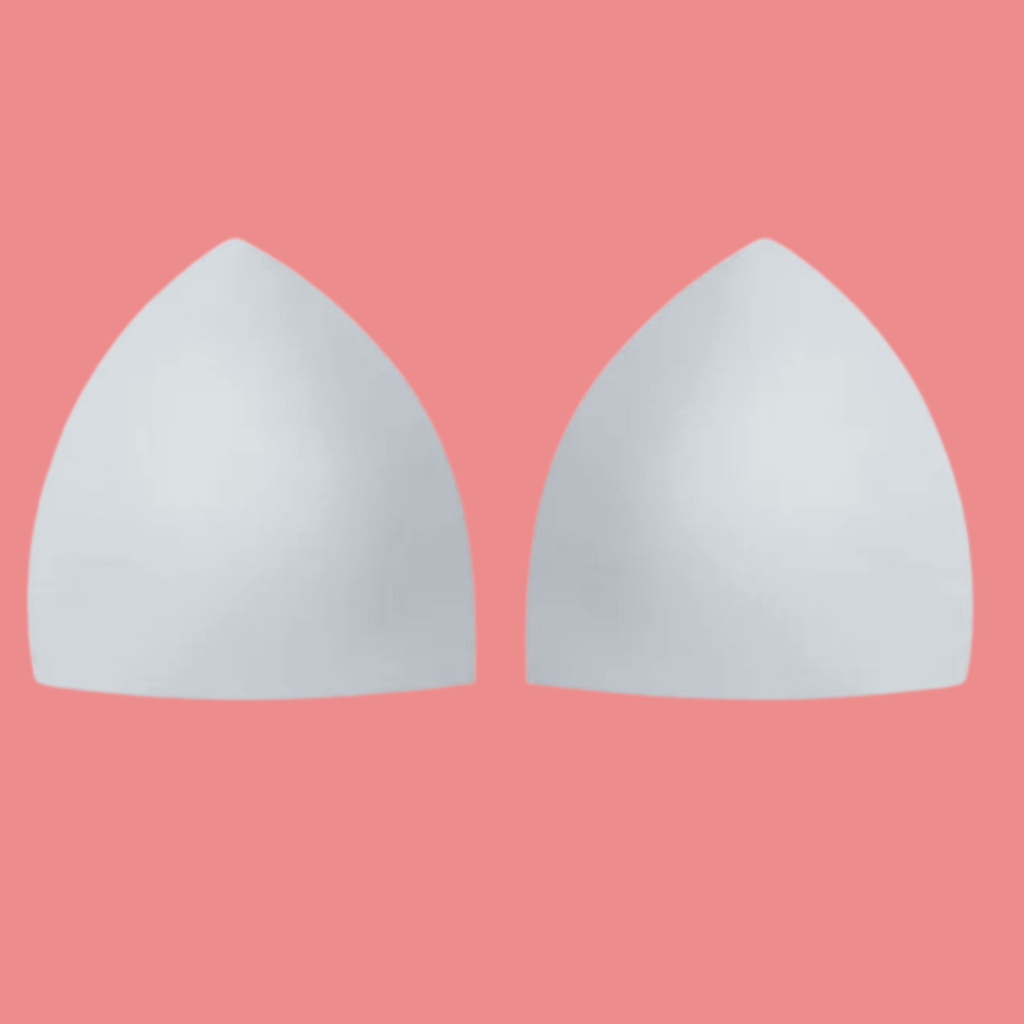 Kit com 5 pares de bojo removível Ideal para deixar seus tops mais firmes e modelados