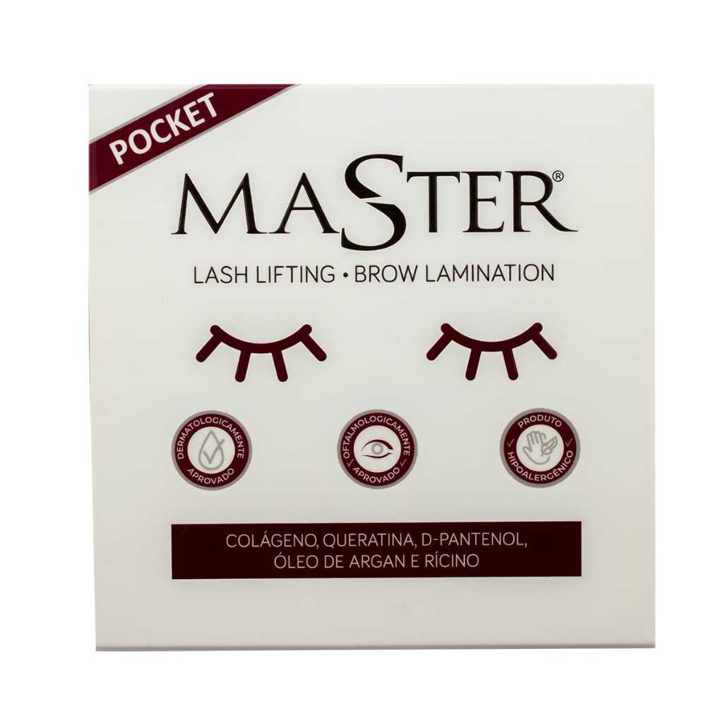 Mini Kit Master Pocket Lash Lifting e Brow Lamination 3 passos 7g nova versão