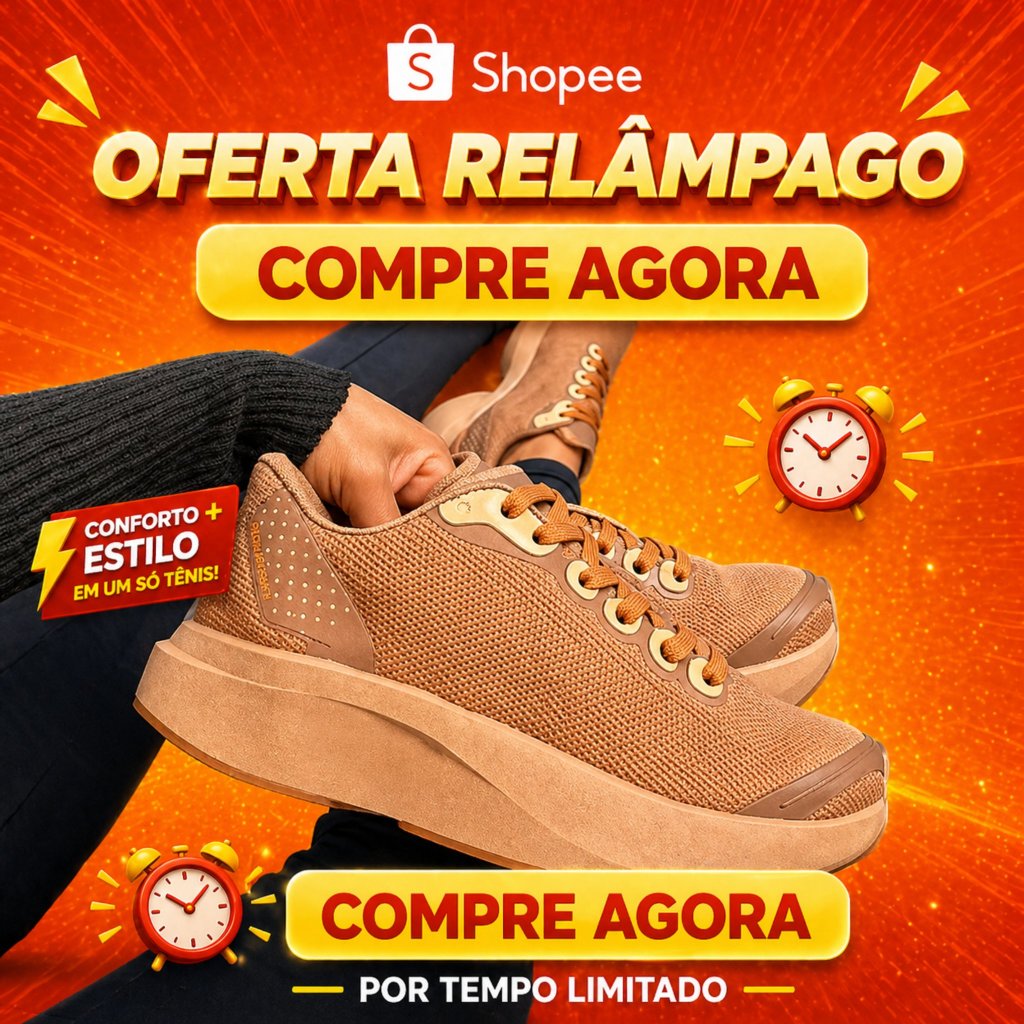 Tênis Esportivo Ultra Leve Macio Conforto Total Dia a Dia Academia Corrida