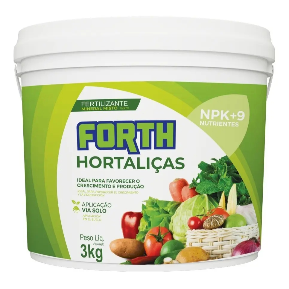 Adubo Fertilizante Forth Hortaliças Especial Crescimento e Produção 3 kg