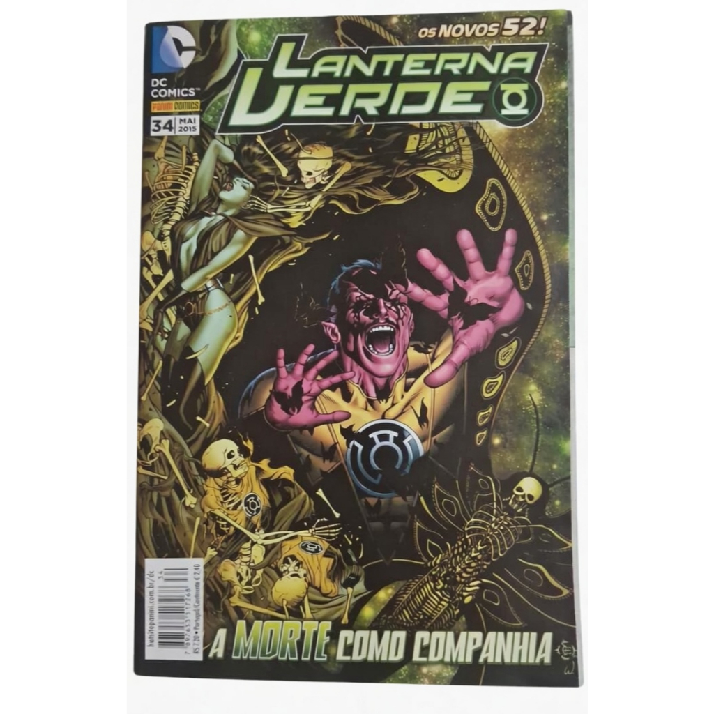 Lanterna Verde 34 Sinestro Hal Jordan John Stewart Os Novos 52 Tropa Sinestro Durlanianos Rebelião Interestelar Panini