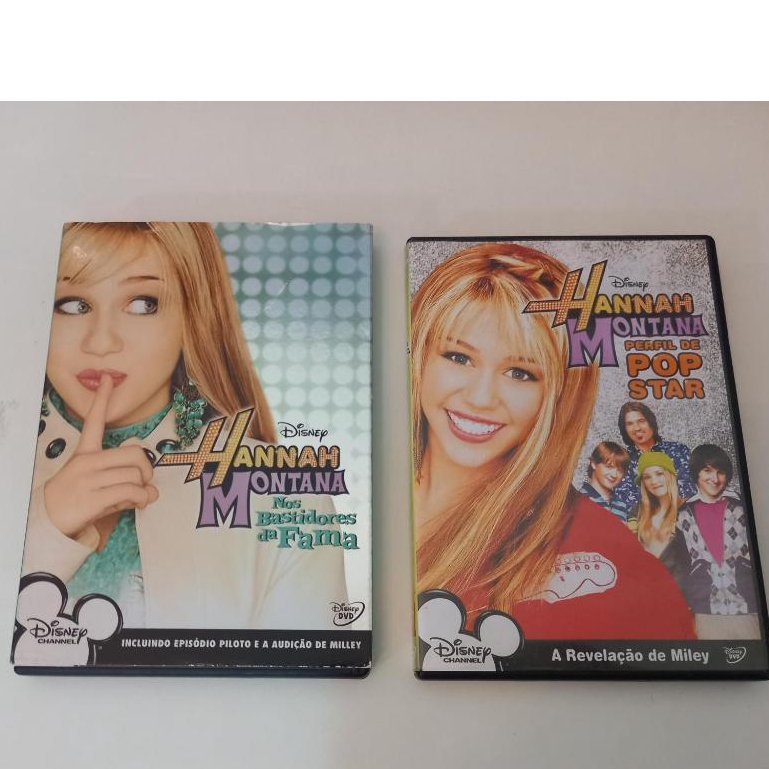 Dvd Hannah Montana Perfil De Pop Star + Nos Bastidores da fama - 2 dvds