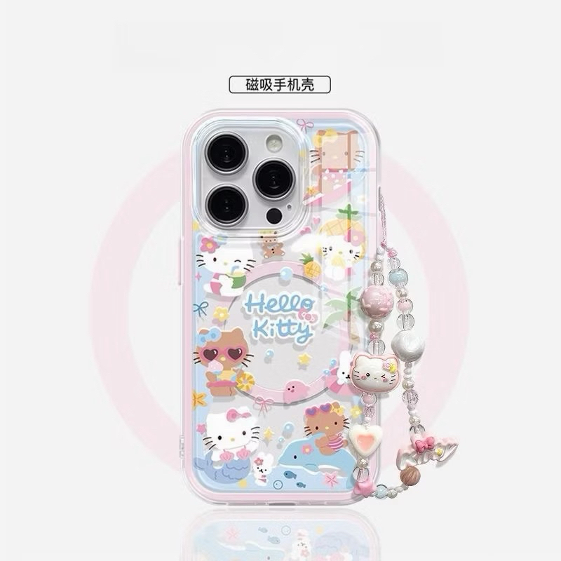 Cordinha de pulso brilho antiperda para celular