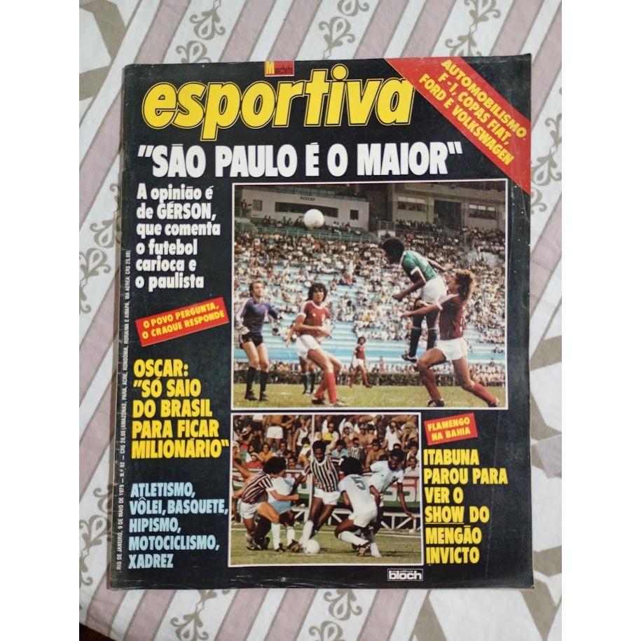 REVISTA MANCHETE ESPORTIVA 82 * 09/05/79