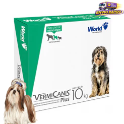 Vermicanis 800mg para Cães até 10kg Vermífugo 4 Comprimidos