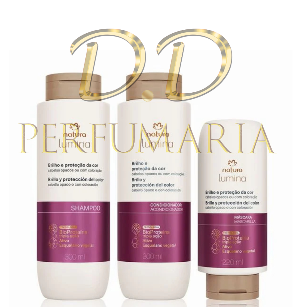 Kit Natura Lumina Cabelos Brilho e Proteção da Cor