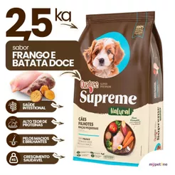 Ração Quatree Supreme Cães Filhotes Raça Pequena 2,5kg