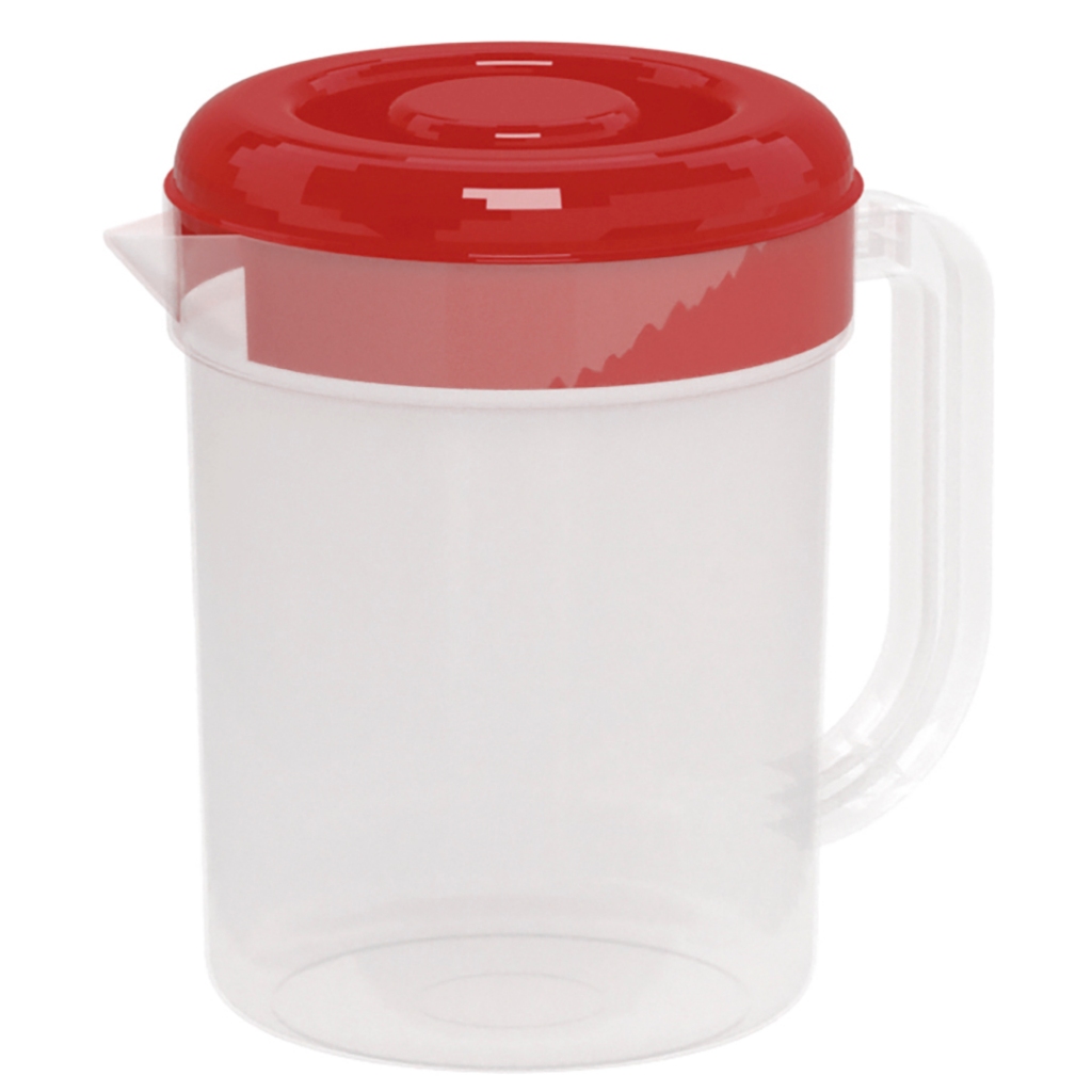Jarra de Suco 2 Litros Com Tampa Nitron Porta Água Refrigerante e Bebidas BPA Free Prática — imagem 2 de 2