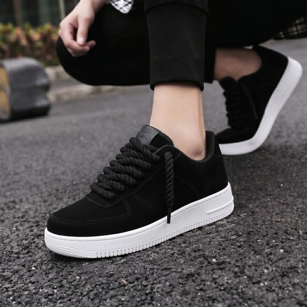 Tênis Streetwear Unissex Camurça Casual Estilo | Conforto e Design Moderno | Promoção Do 34 ao 43