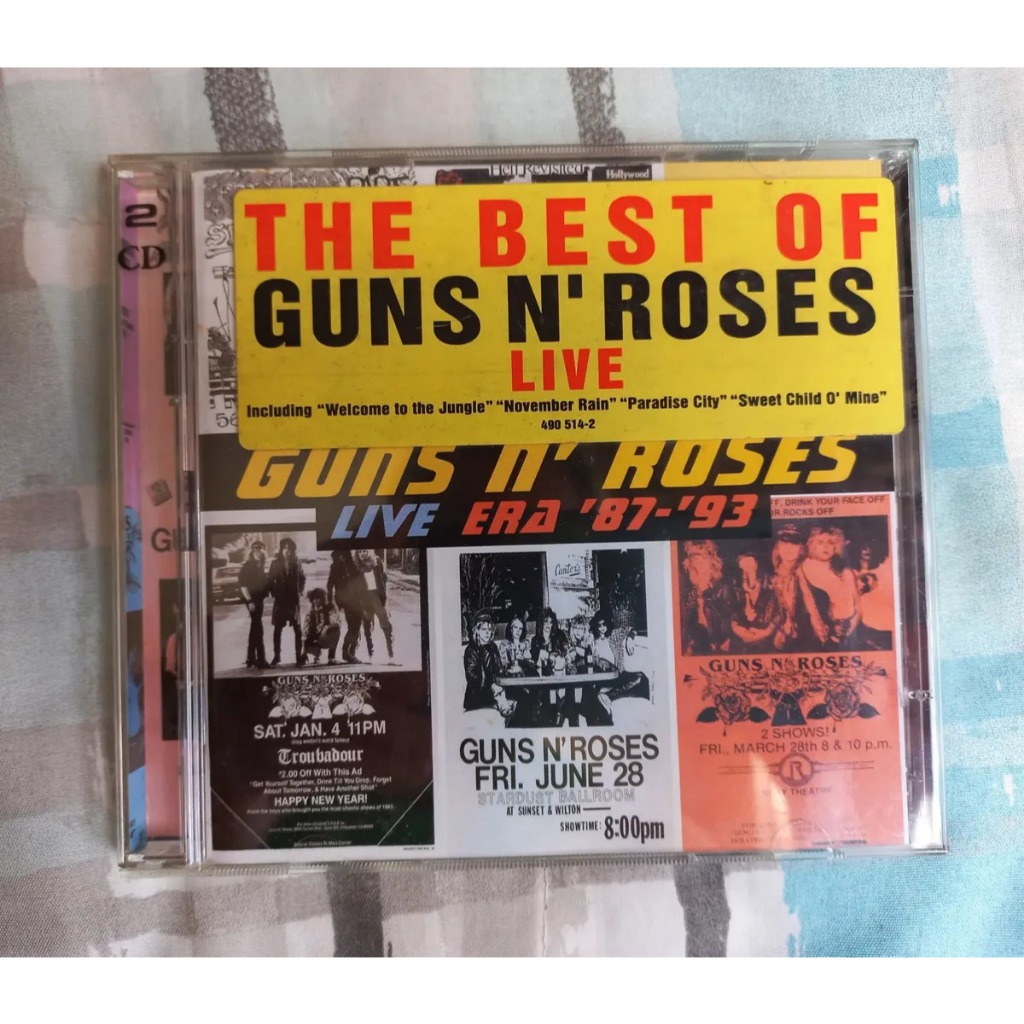 Cd Guns N Roses Live Era 87 93 Duplo Germany 1st Press Perfeito Original 99