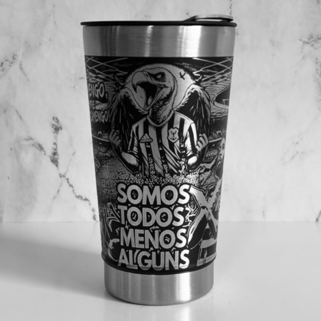 COPO TÉRMICO FLA Mengão personalizado a laser 360º Graus 473 ML PREMIUM — imagem 2 de 2