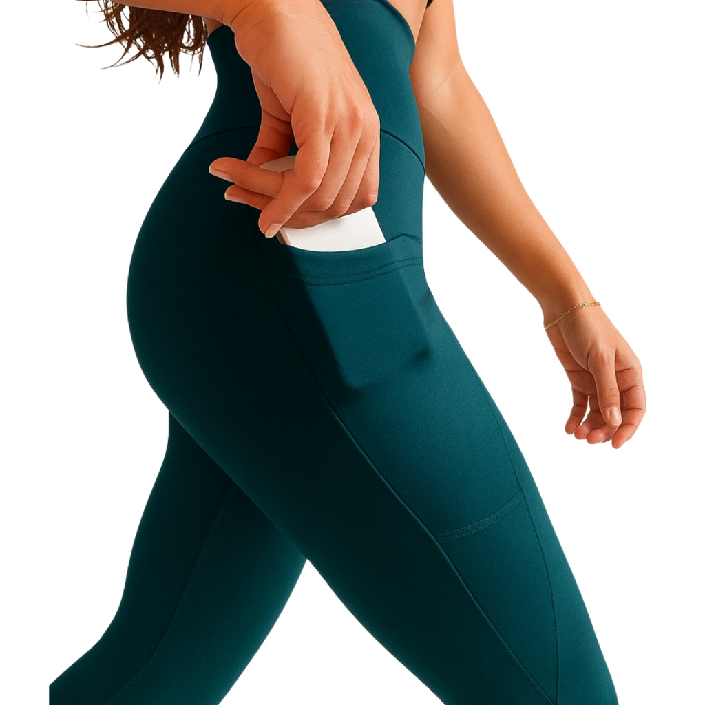 Calça Legging Heide Ribeiro Super Silver Pocket