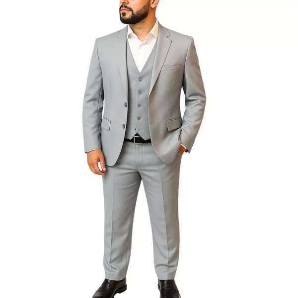 Terno Completo Masculino Blazer calça e colete Casamento Social Executivo Homem Evento Varão
