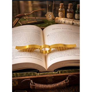 Suporte de Dedo Abridor de Página Pomo de Ouro Harry Potter - Perfeito Para Leitores e fãs