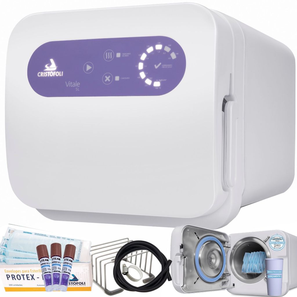 Autoclave Cristofoli Amora 5L itros Esterilização Manicure