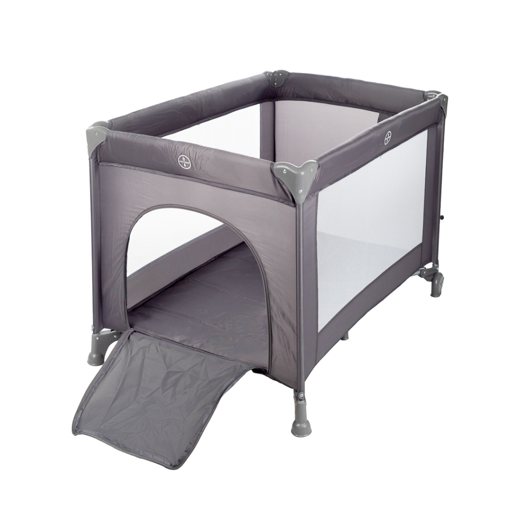 Berço Portátil Infantil Cercado 0-15kg Cinza Pocket Styllbaby — imagem 2 de 2