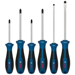 Kit Jogo Chaves Fenda Philips Bosch Ph/pz/sl 6 Unidades