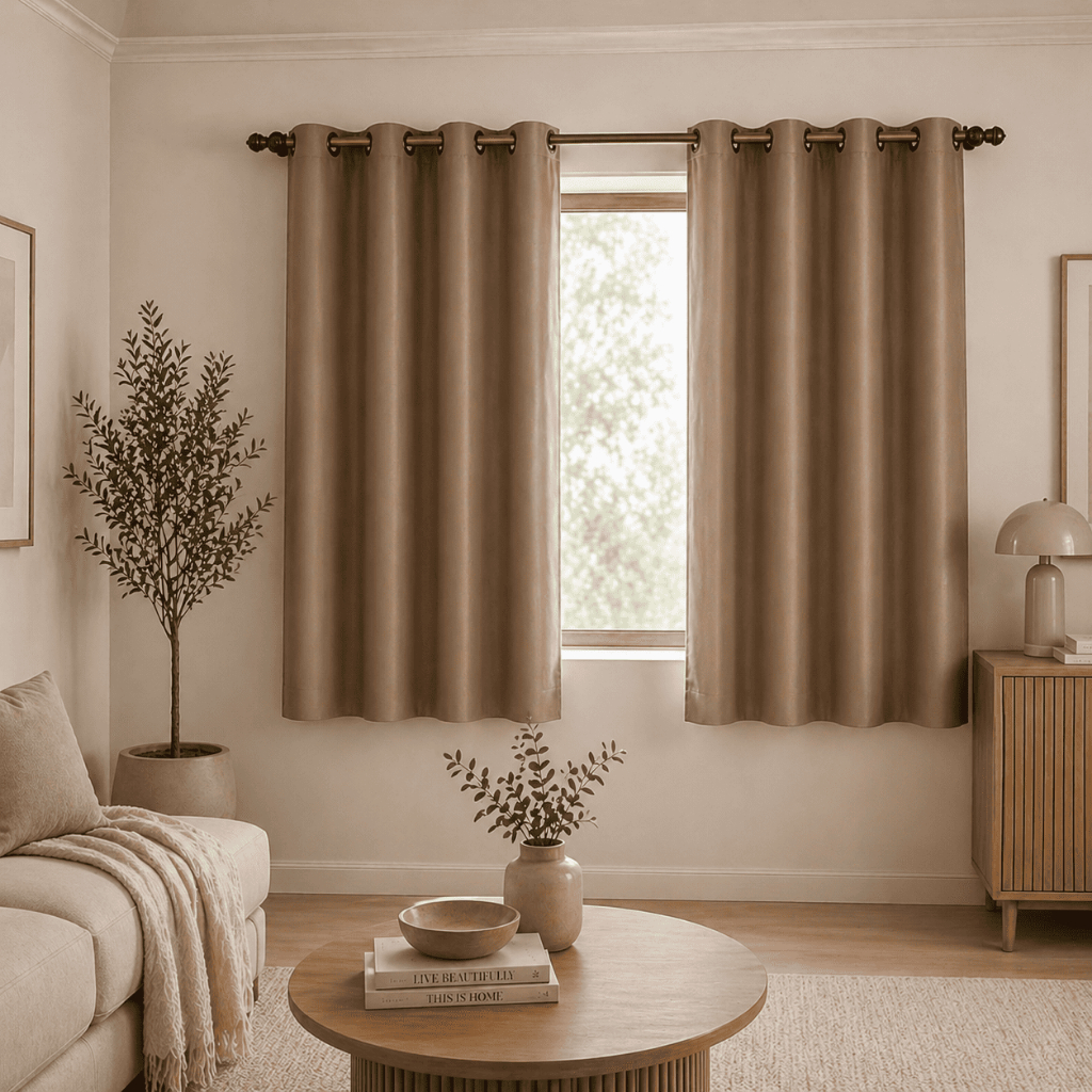 Cortina Blackout 2,20m x 1,30m Quarto Sala Blecaute PVC corta 100 % a luz