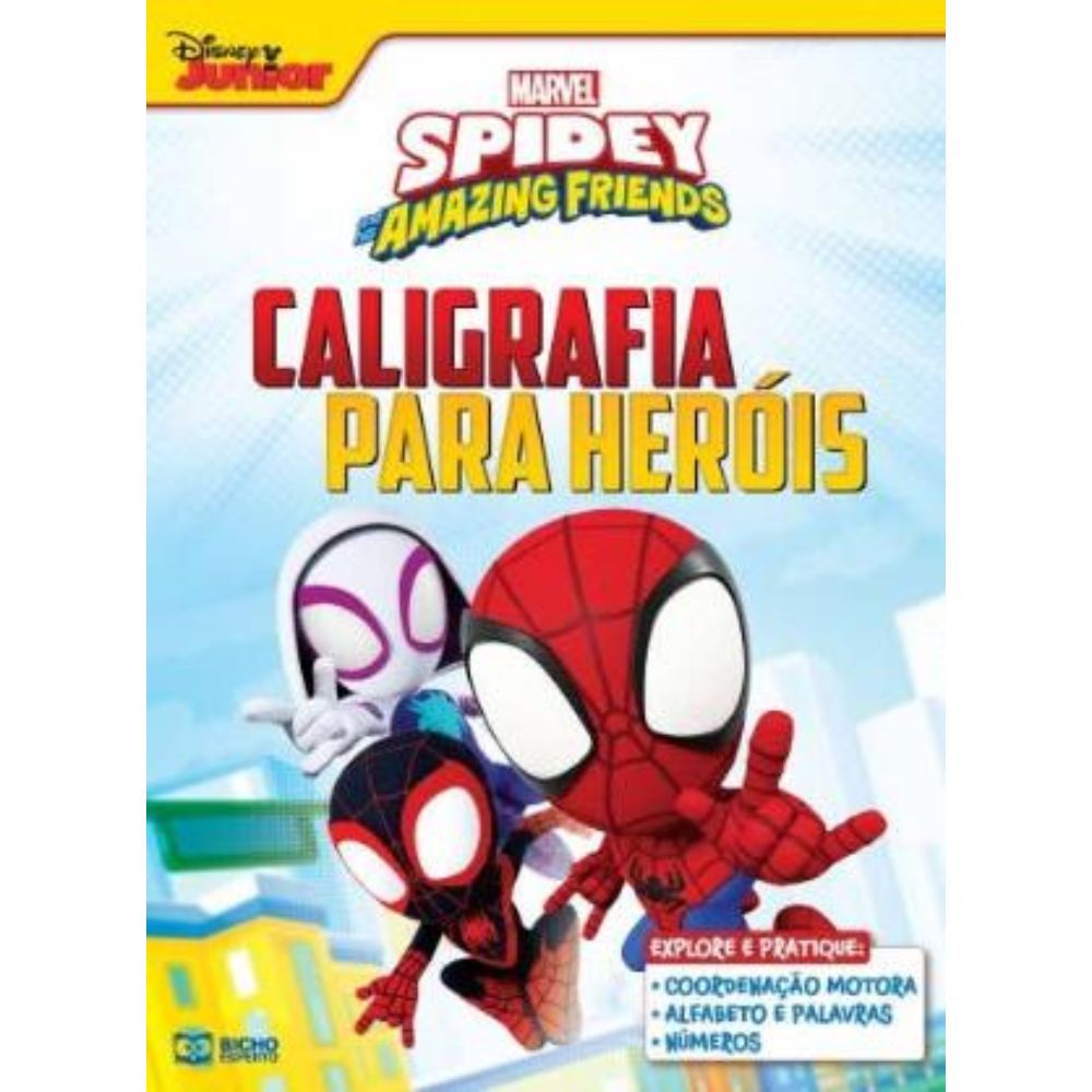 MARVEL - TREINANDO CALIGRAFIA SPIDEY