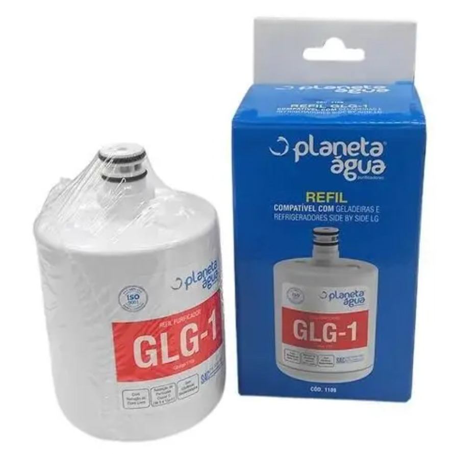 Refil Filtro GLG-1 1109 Compatível Geladeira LG Side By Side Planeta Água