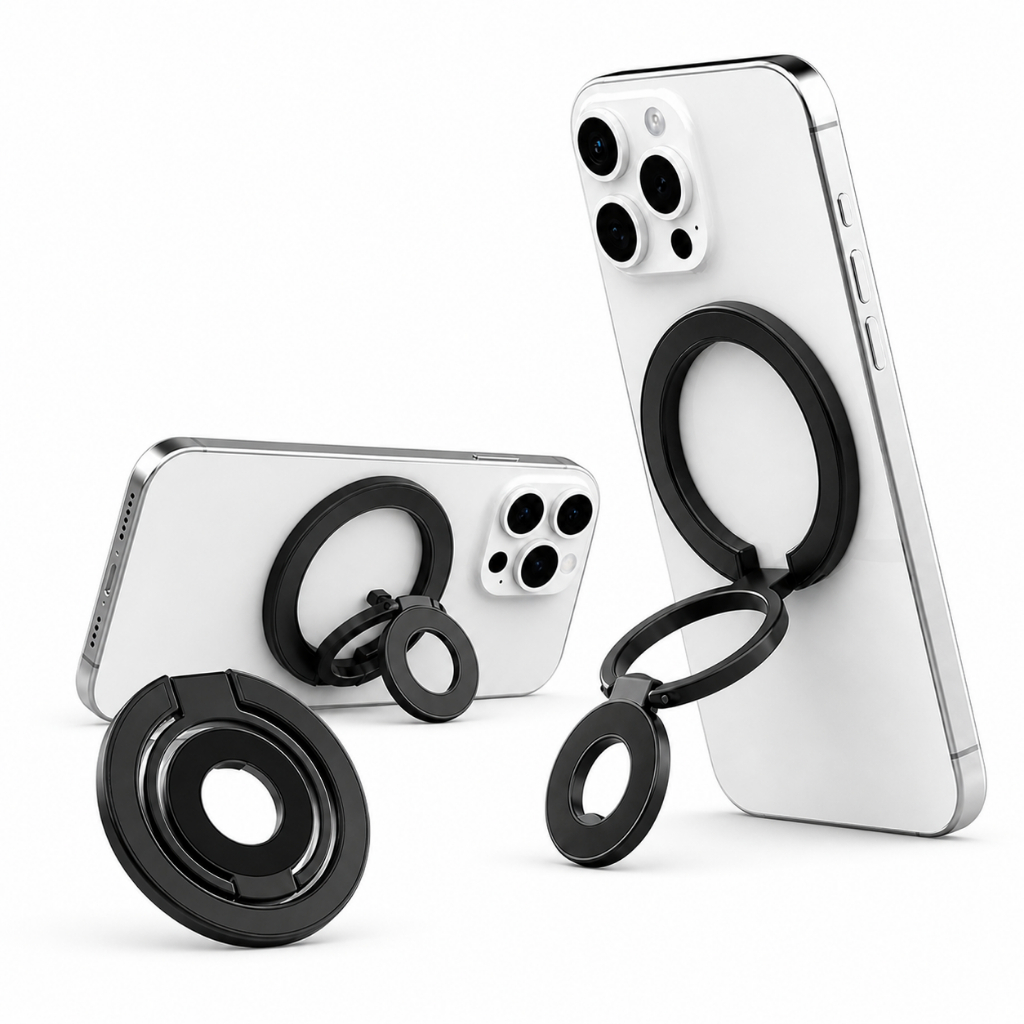 Suporte Magnético Dobrável Dupla Face Para Celular Com Magsafe