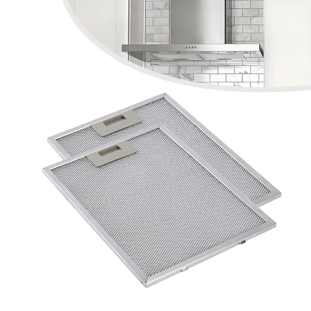 Kit Filtro Alumínio Metálico Para Depurador Coifa 26x32cm 5 Camadas, 9mm, 1 / 2 Peças