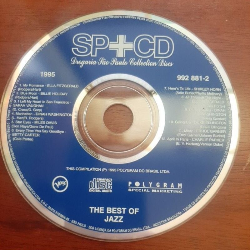Cd Drogaria São Paulo Collection Disc 1995