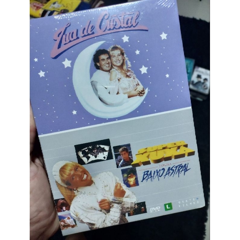 DVD Filme - Lua de Cristal e Super Xuxa Contra o Baixo Astral - Novo e Lacrado