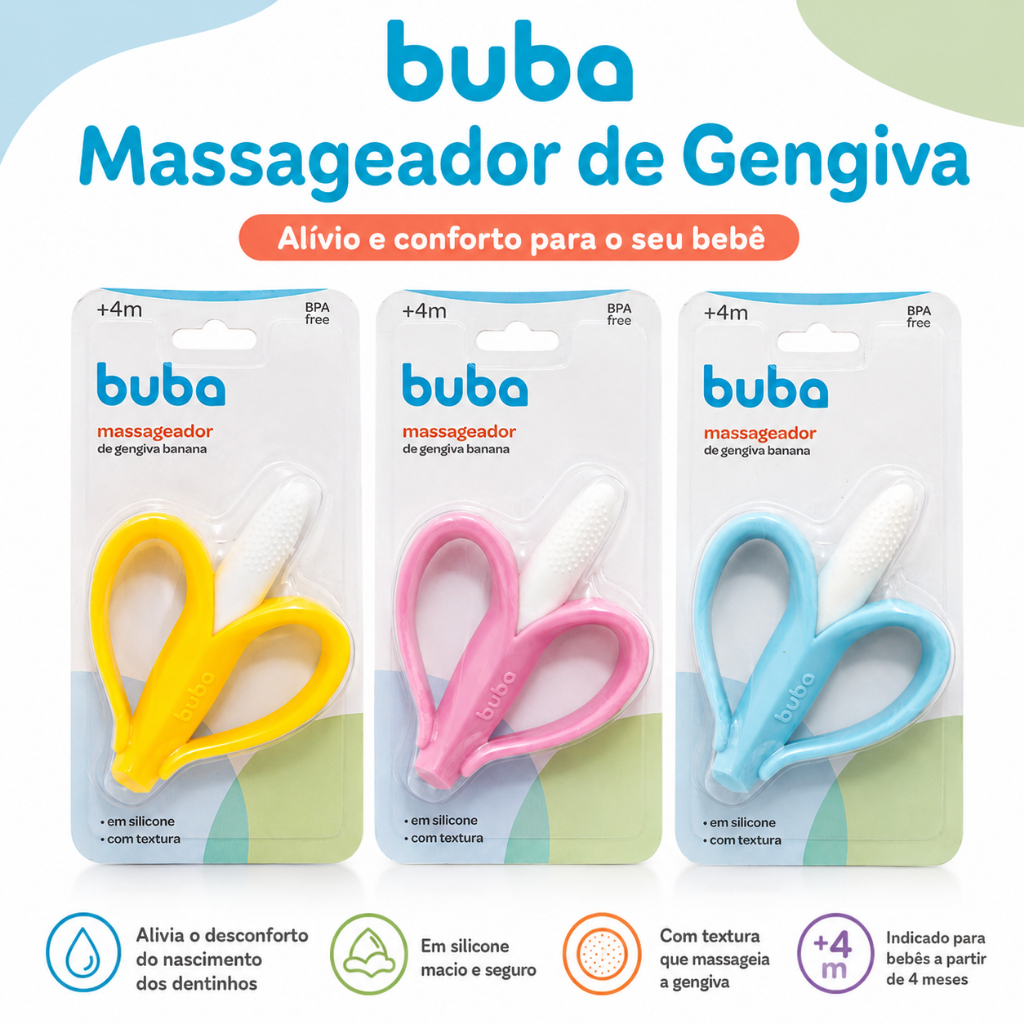 Massageador para Gengiva Buba Bebê