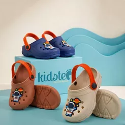 Sandália Menino Infantil Babuche Astronauta Kidstep