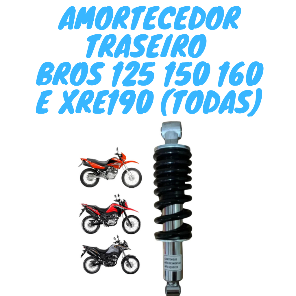Imagem Amortecedor Prolink Central Suspenção Traseiro Honda Bros 125 150 160 e Xre 190 2004 a 2025