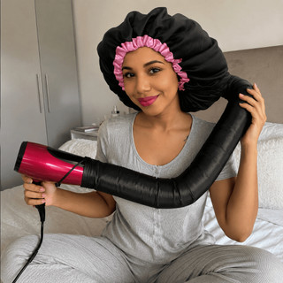 Touca Difusora de cetim Toca Difusora de Cetim Secadora - seca cabelo - com Regulador