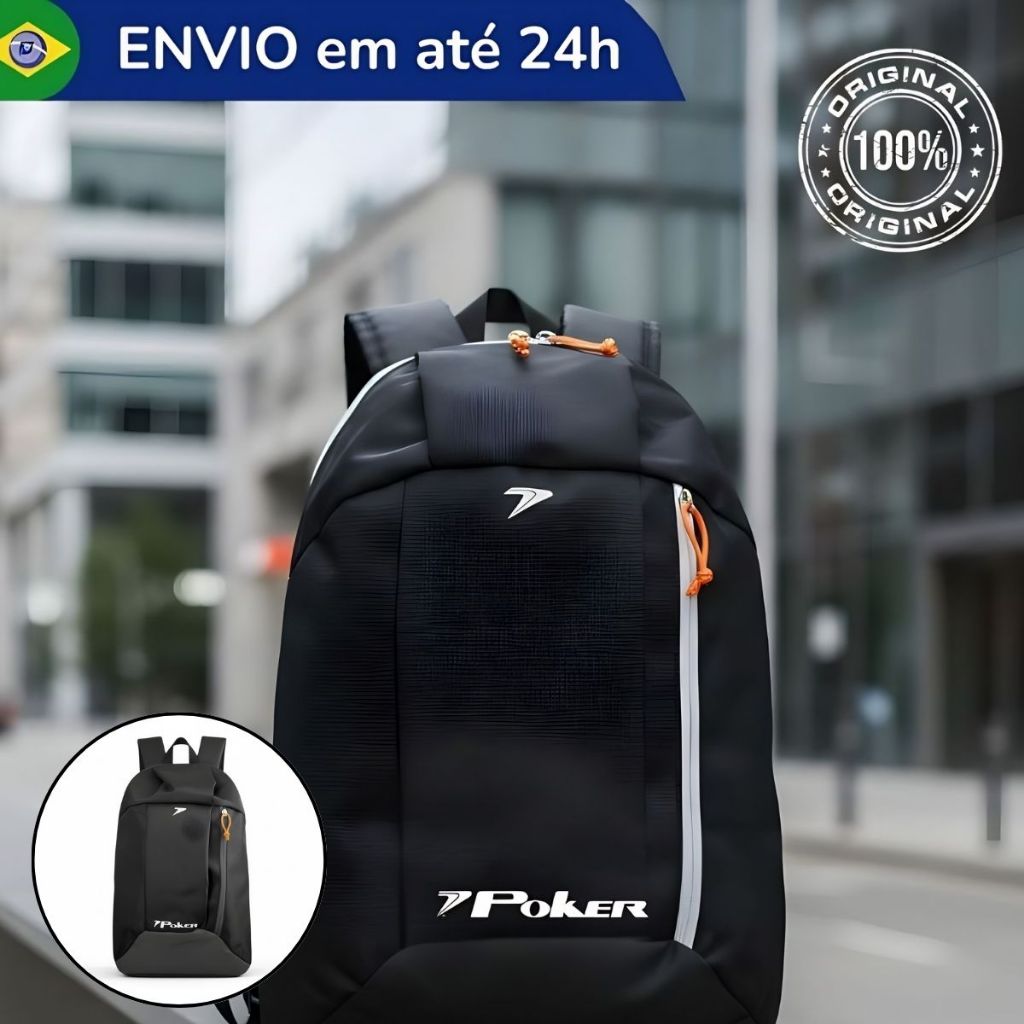 Mochila Impermeável Reforçada Escolar Esportiva Academia trabalho Unissex Pequena Original Premium