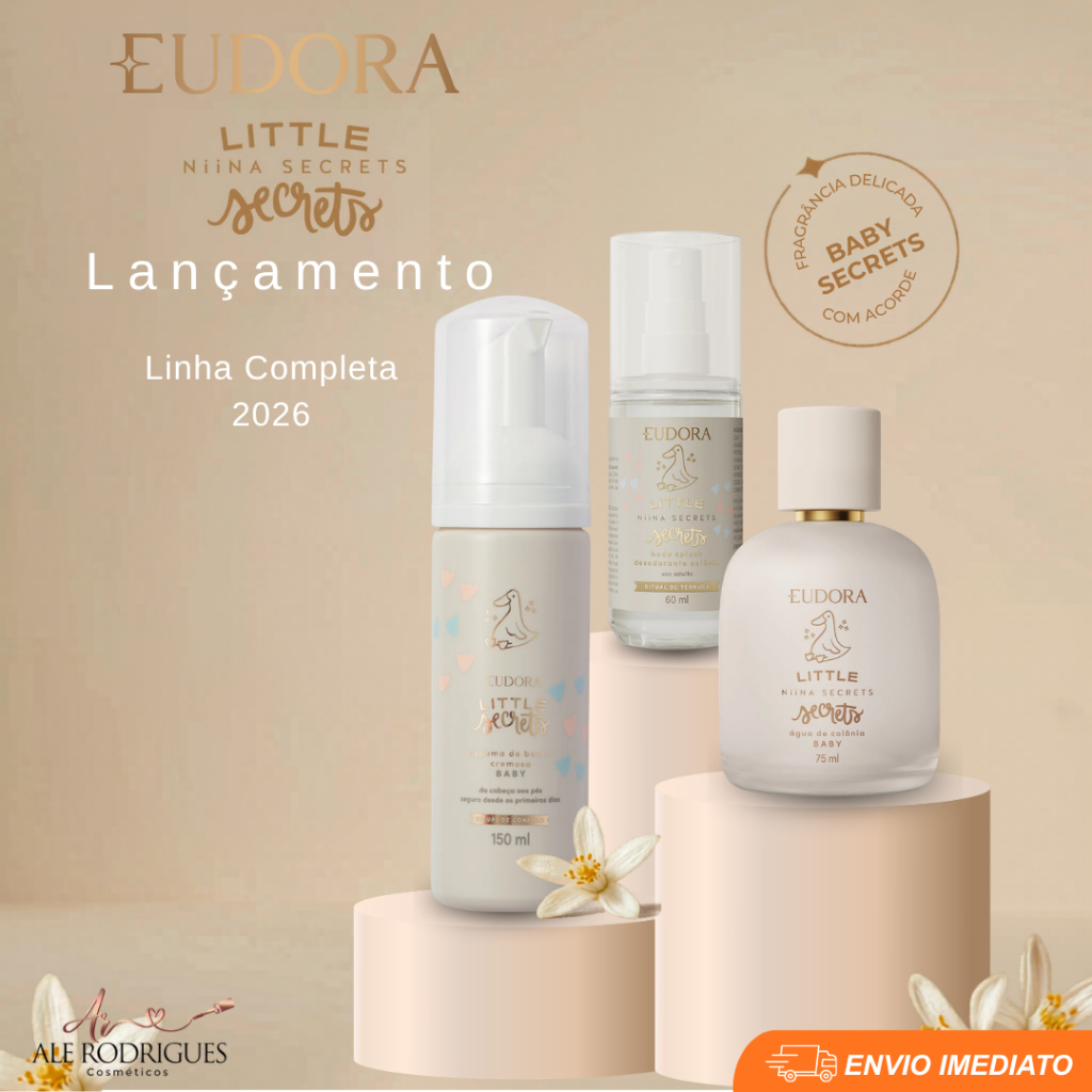 Combo Eudora Baby Little Niina Secrets (3 Itens)