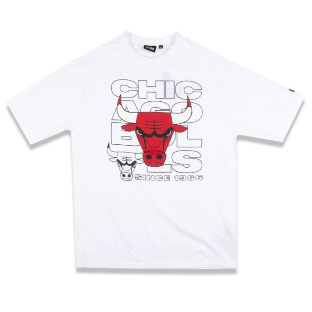 Imagem Camiseta Regular Chicago Bulls NBA Branco – Original