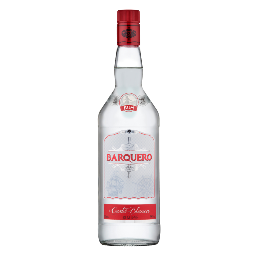 Rum Barquero Carta Blanca - 1L