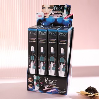 Kit 12 Box Máscara de Cílios 4D T&G - à prova d'água - 2 em 1- Alongamento e Volume de cílios