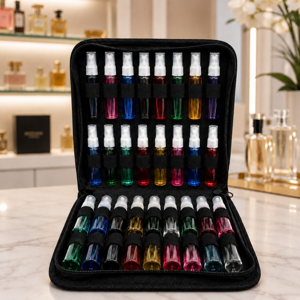 Estojo Demonstrador de Perfumes para 32 Flaconetes de 15ML Corino Dijon