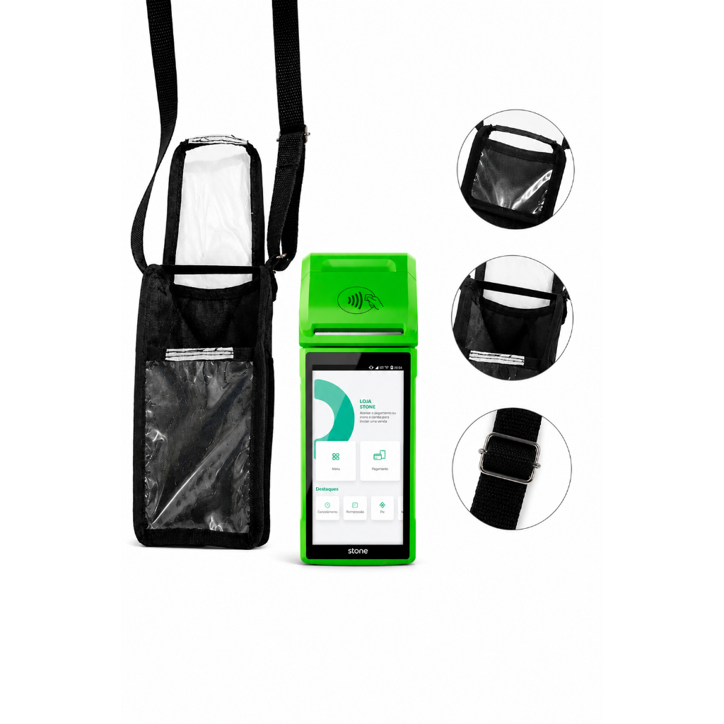 Bolsa Porta Maquininha de Cartão Smart