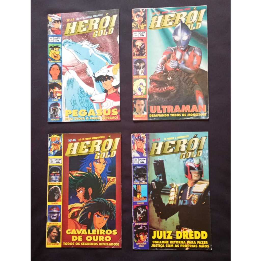 REVISTA / GIBI : PACK PROMOÇÃO HERÓI GOLD 44, 45, 46 e 47.
