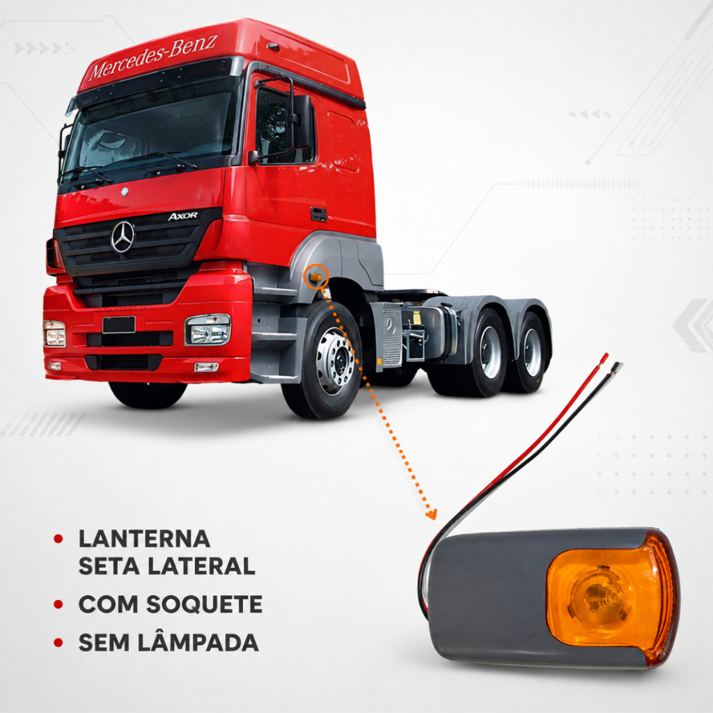 Lanterna Seta Lateral Axor 2035 / 2040 / 2044 / 2540 / 2640  2644 / 3340 / 3344 / 4140 / 4144