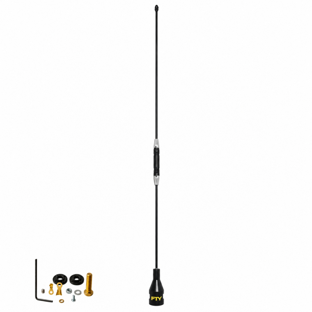 Antena Móvel 66cm para Rádio Px Com Bobina No Centro para Carros Caminhões Motorhome Ótimo custo Benefício