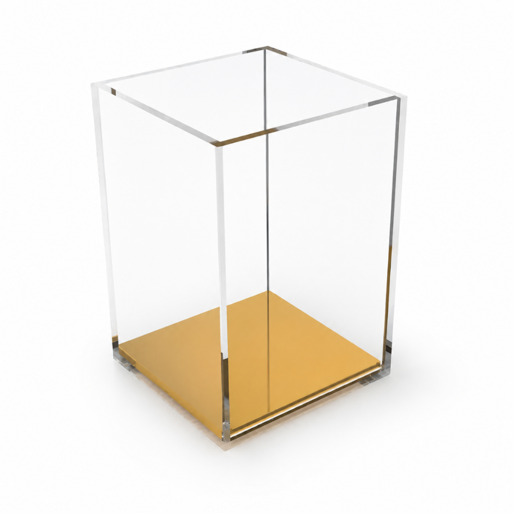 Porta objetos Canetas ou Pincéis em Acrílico transparente
