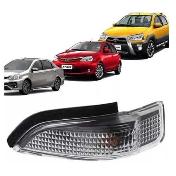 Pisca Retrovisor externo  Etios 2012 2013 2014 2015 2016 2017 2018 2019 2020 2021 - MIRROR