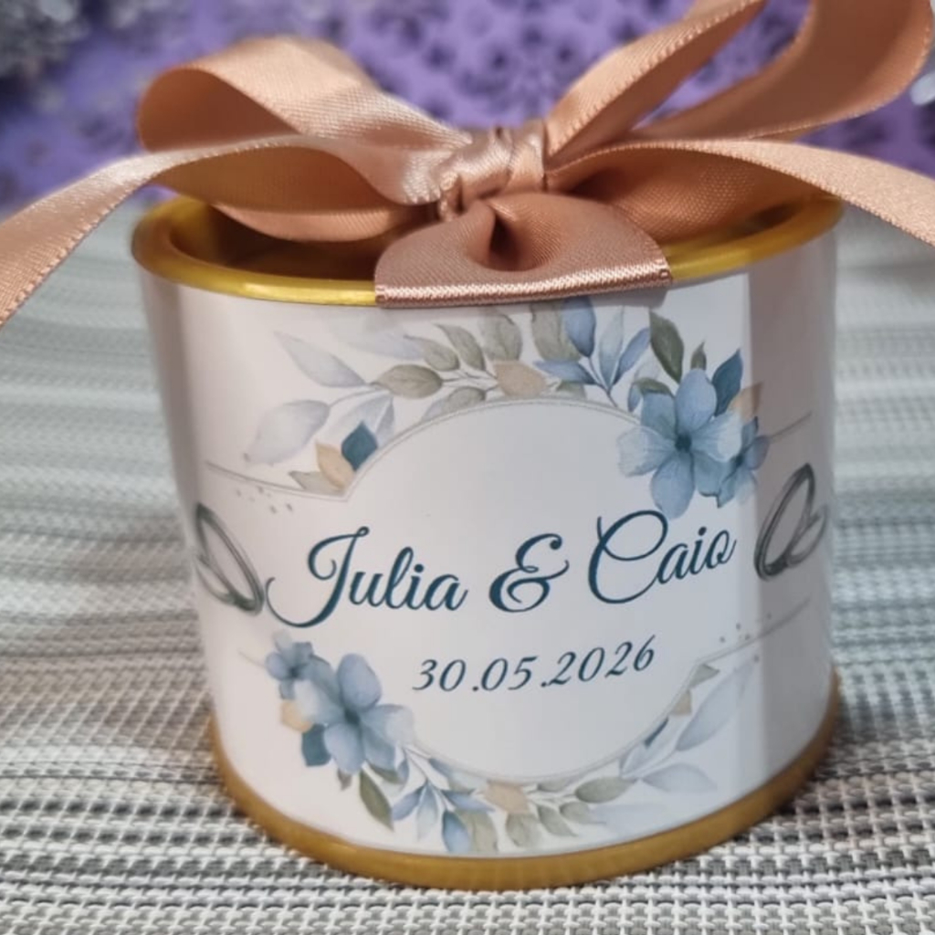 KIT Tubolatas Personalizadas 5x6  Casamento | Lembrancinha personalizada| Chá Revelação | Aniversário | Casamento